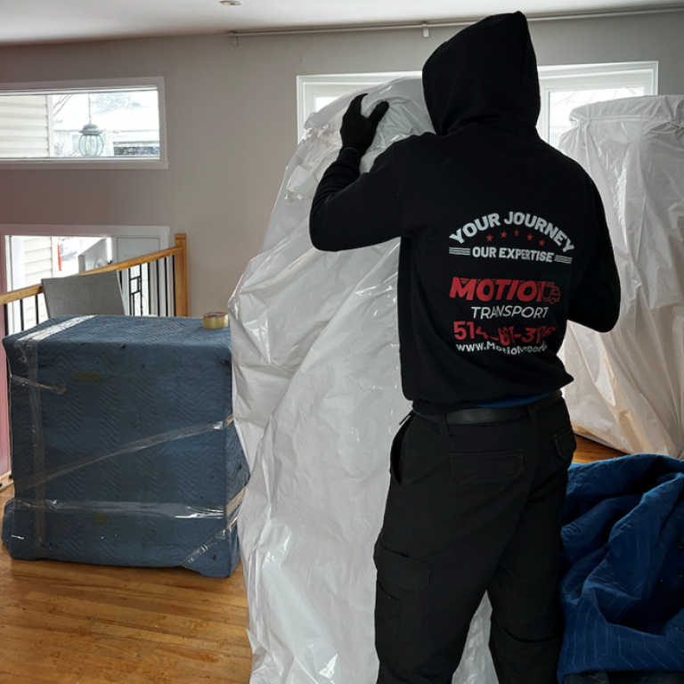 Couple comparing life in Toronto vs Calgary skyline